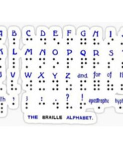 Braille Stickers for DT900 - NEC STICKER-BRAILLE-K BE119050
