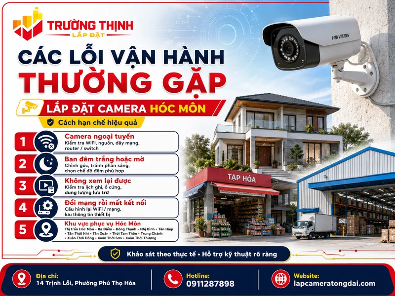 Các lỗi vận hành thường gặp và cách hạn chế