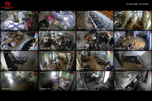 Lắp camera quan sát cho cửa hàng, quán cafe, showroom
