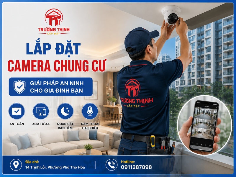 Lắp Đặt Camera Chung Cư Chuyên Nghiệp, Báo Giá Mới Nhất