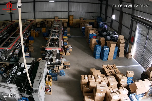Lắp đặt camera giám sát cho kho xưởng, khu công nghiệp và logistics