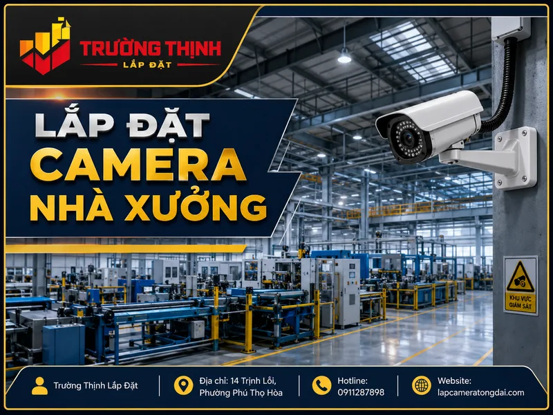 lắp đặt camera nhà xưởng