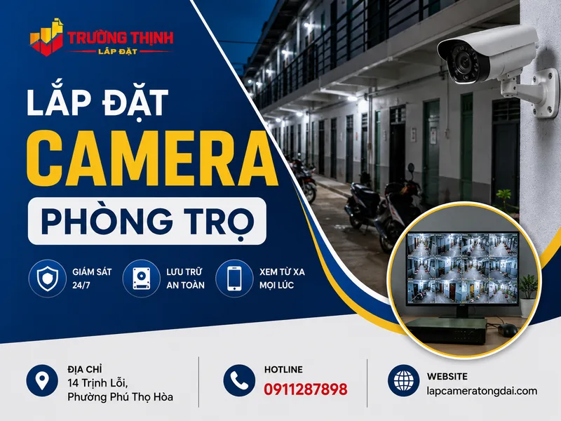 Lắp đặt camera phòng trọ
