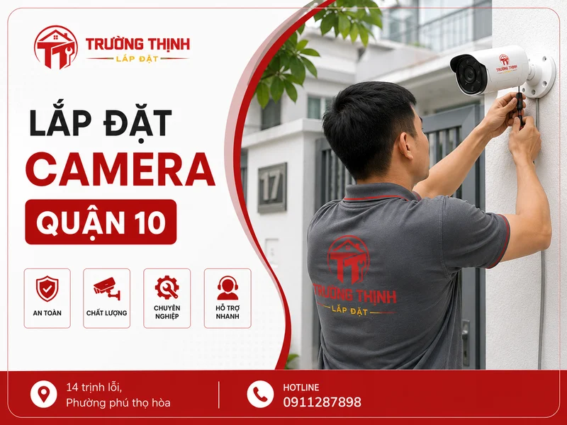 Lắp đặt camera Quận 10