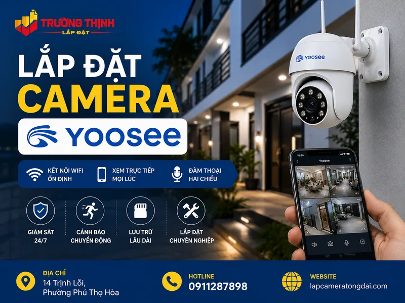 Lắp đặt camera Yoosee