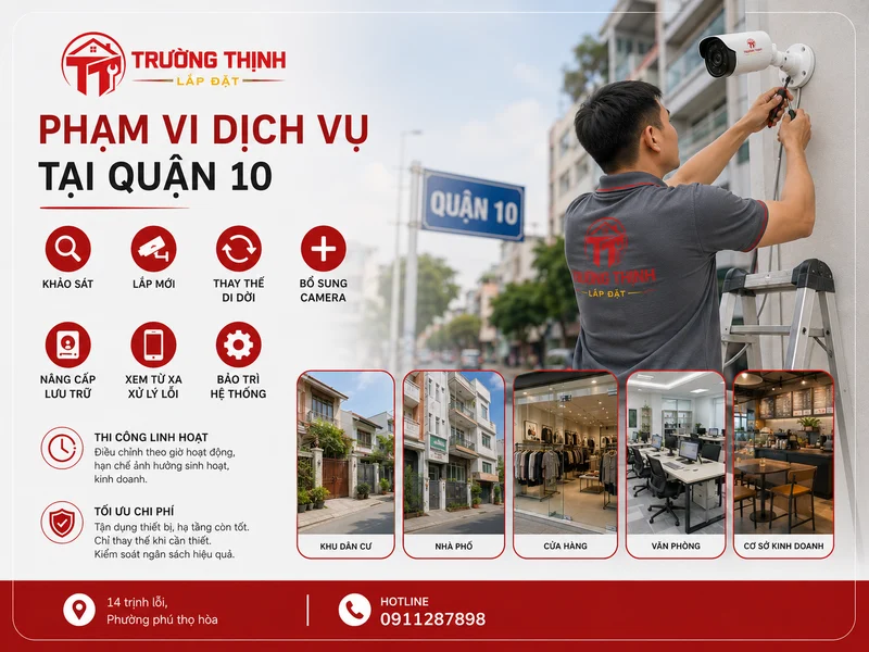 Phạm vi dịch vụ tại Quận 10
