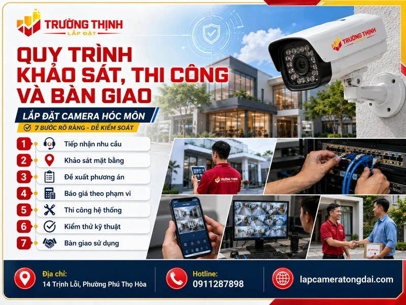 Quy trình khảo sát, thi công và bàn giao