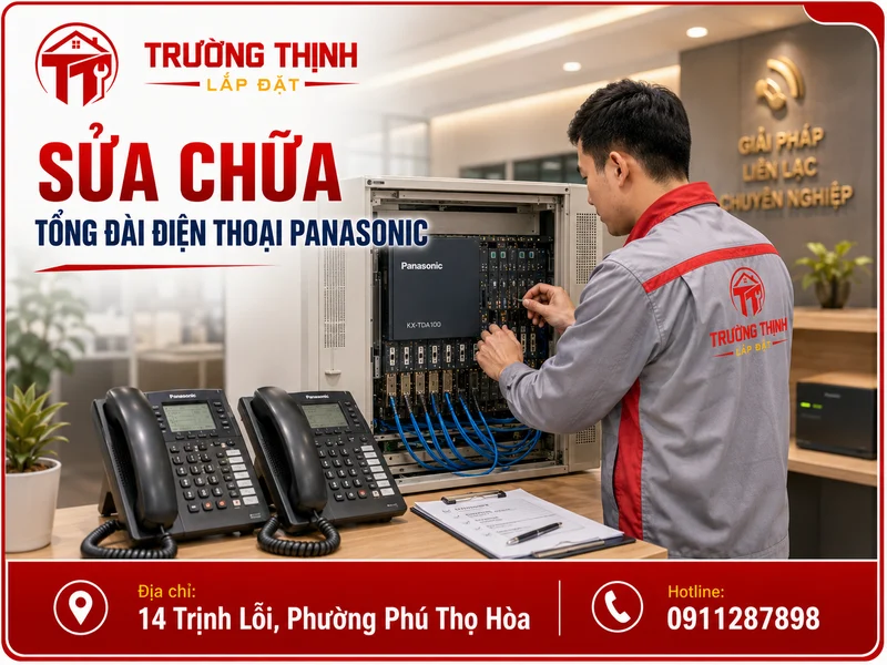 Sửa chữa tổng đài điện thoại Panasonic