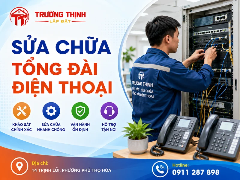 Sửa chữa tổng đài điện thoại