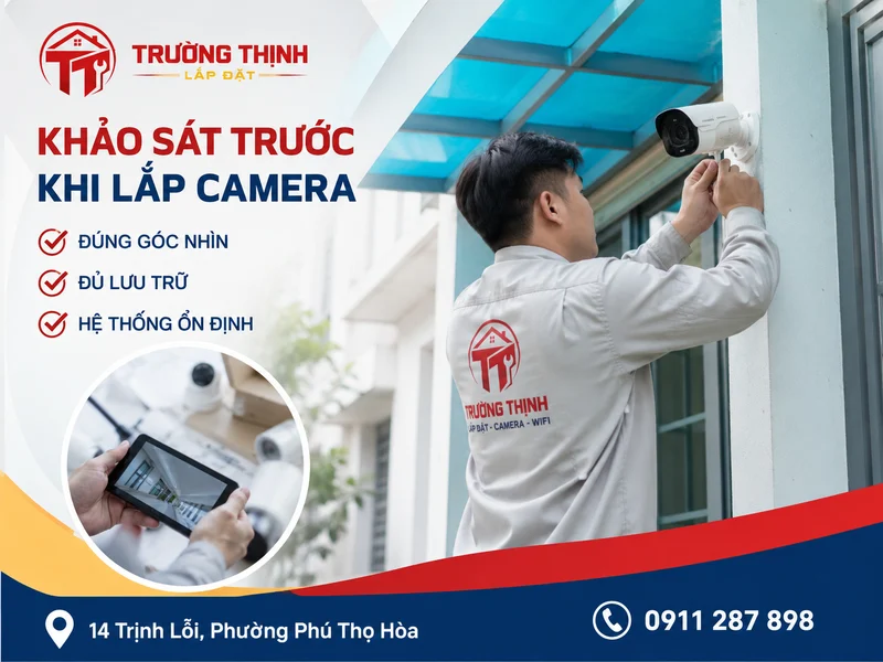Vì sao nên khảo sát trước khi lắp đặt camera Quận 12?