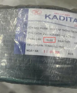 Cáp viễn thông Kadita 4 lõi 1 tim (500m) – CAP4LOI1