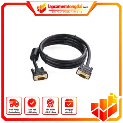 11630 20 VG101 UGREEN VGA Male to Male Cable 1.5m (Black)