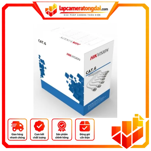CÁP CAT6 HIKVISION DS-1LN6-UE-W