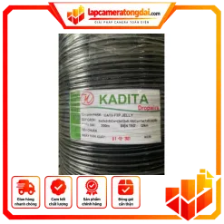 Cáp tín hiệu kadita cat3 (4 lõi) dầu + bạc chống nhiễu -300m