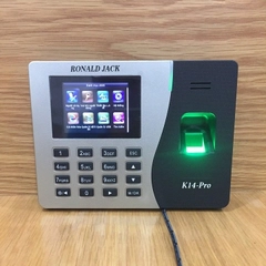 Máy chấm công vân tay, thẻ cảm ứng RONALD JACK K14 Pro