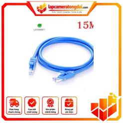 Cáp dữ liệu nối mạng CAT6 UTP ,truyền dữ liệu giữa các máy tính,dài 15M Ugreen ( 11207)