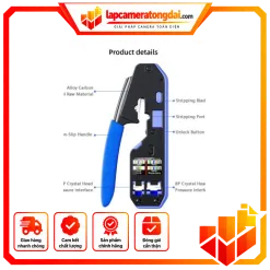 Kìm cắt cáp mạng đa năng DTECH DT-1047