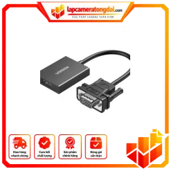Cáp chuyển đổi VGA to HDMI + Audio Ugreen ( 50945)