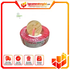 Dây điện Cadivi VCmd/LF-2×0.5 (2×16/0.2) – 0.6/1kV (màu đỏ) (100m)