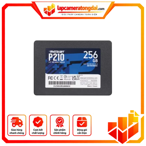 SSD Patriot 256GB P210 Sata III 2.5inch