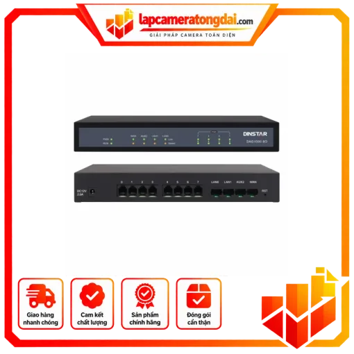 Analog VoIP Gateway Dinstar DAG1000-8O