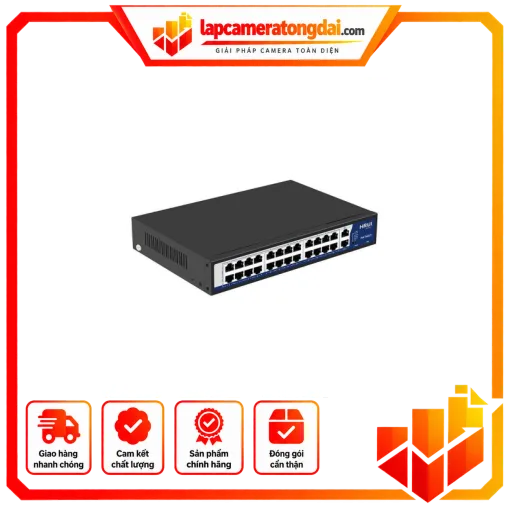 SWICTH HRUI HR902-AF-242G-300 (24 PORT POE + 2 UPLINK)