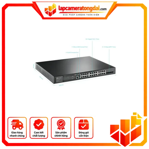 Switch Quản Lý JetStream Omada TP-LINK TL-SG3428XMP