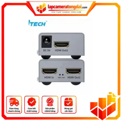 Hộp nối dài HDMI qua LAN 50m DTECH DT-7009C