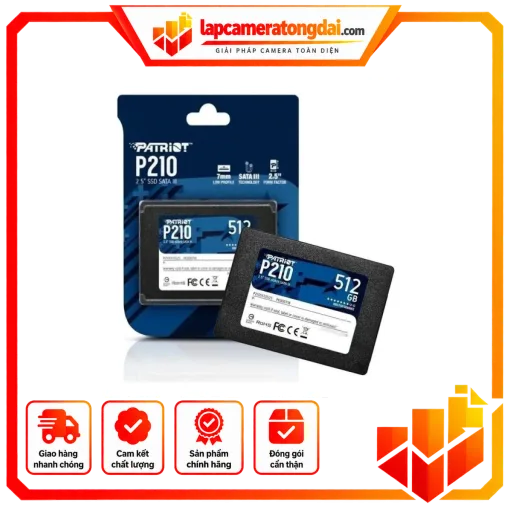 SSD Patriot 512GB P210 Sata III 2.5inch
