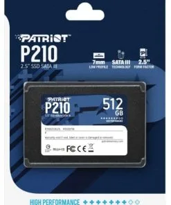 SSD Patriot 512GB P210 Sata III 2.5inch