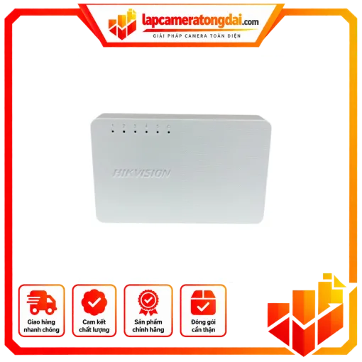 Swich Hikvision 5-Port DS-3E0105D-O
