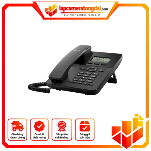 Điện thoại L30250-F600-C580 OpenScape Desk Phone CP110 (hỗ trợ PoE class 1, chưa bao gồm Adaptor nguồn, bao gồm dây LAN 2 mét)