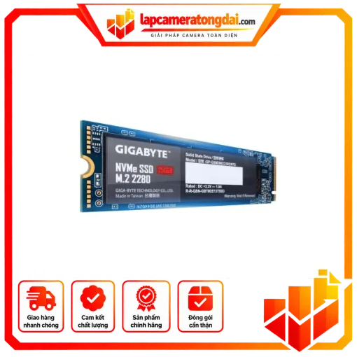 SSD Gigabyte 256G M2 2280 NVMe PCLe Gen3 x4 (GP-GSM2NE3256GNTD) – SSD256GM2