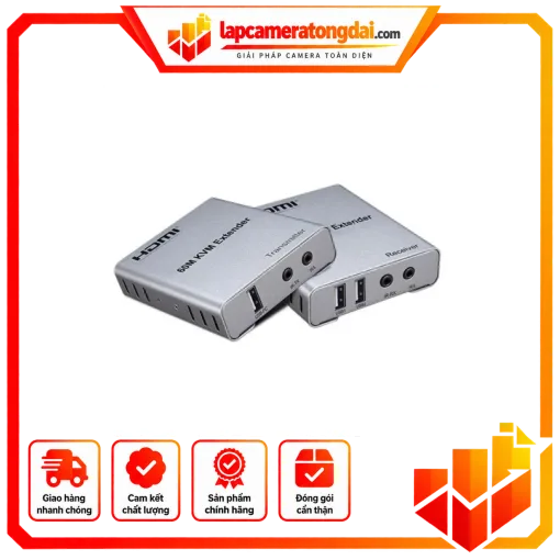 Bộ mở rộng HDMI KVM 1080p@60Hz 60M UNITEK V1701A