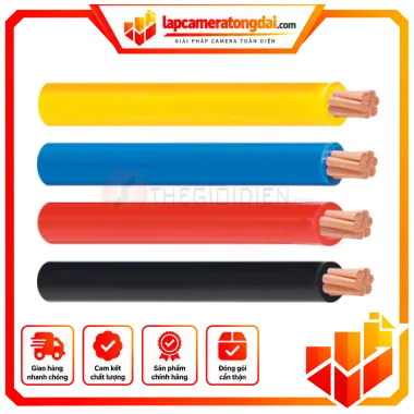 Dây ruột đồng, cách điện PVC không chì 90°C - CV/LF-2.5 (7/0.67) - 0.6/1kV
