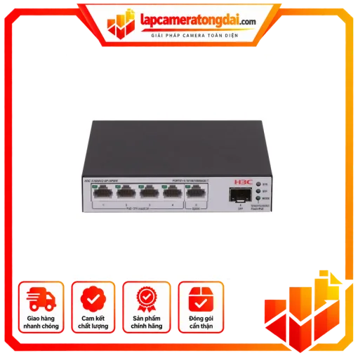 SWICTH H3C LS-1600V2-6P-HPWR-GL – S-1600V2-6P-HPWR-GL