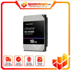 Ổ Cứng HDD WD Ultrastar 18TB SATA iii 3.5 inch DC HC555 WUH722018CLE6L4