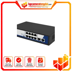 Switch POE Hrui 8 Port HR900-AF-82N