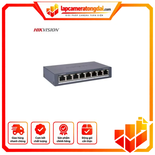 Swich Hikvision 8-Port DS-3E0508-O