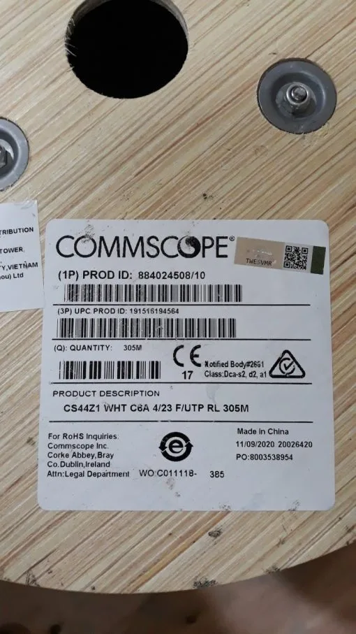 Cáp Mạng Cat6A Commscope 884024508/10