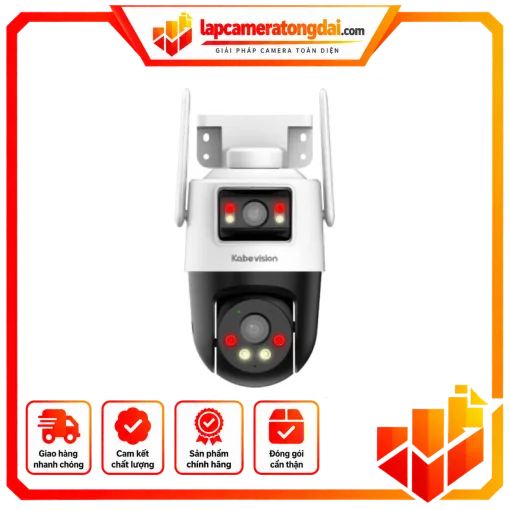 Camera WiFi KBVISION KX-SM10L (5MP+5MP)