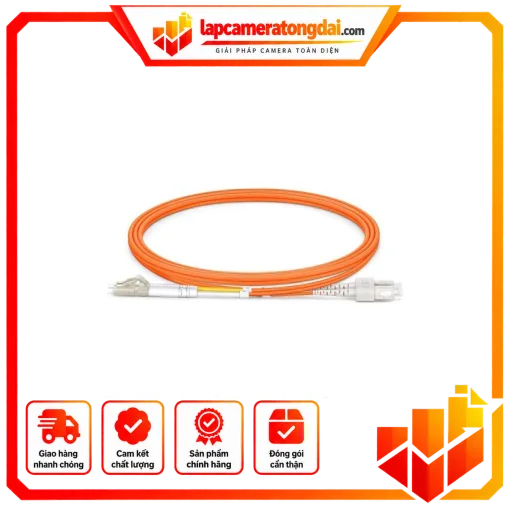 Dây nhảy quang SC/PC-LC/PC, DX, OM2(50/125), 2.0mm, 1Mt