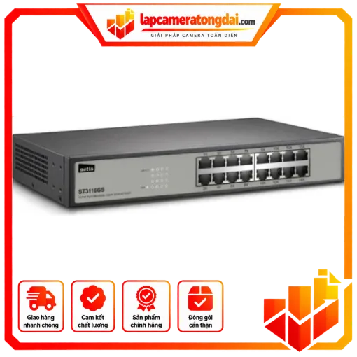 Switch NETIS 16 port ST3116GS