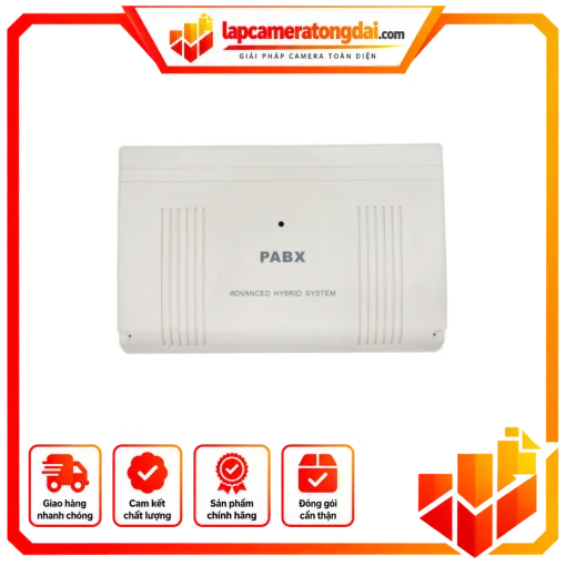 Tổng đài Excelltel PABX CP1696 - cấu hình 8 trung kế - 48 máy nhánh)