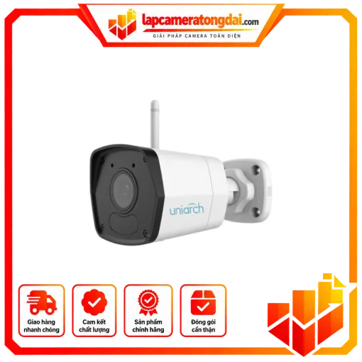 Camera IP WIFI thân 2MP UNIARCH UHO-B0A-M2F3