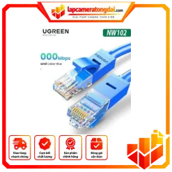 Cáp dữ liệu nối mạng CAT6 UTP,truyền dữ liệu giữa các máy tính,dài 1M Ugreen (11201)