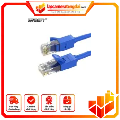 Cáp dữ liệu nối mạng CAT6 UTP,truyền dữ liệu giữa các máy tính,dài 1M Ugreen (11201)