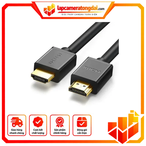 Cáp HDMI 1.4 dài 1,5M cao cấp Ugreen 60820