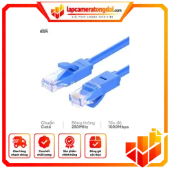 Cáp dữ liệu nối mạng CAT6 UTP ,truyền dữ liệu giữa các máy tính,dài 2M Ugreen ( 11202)