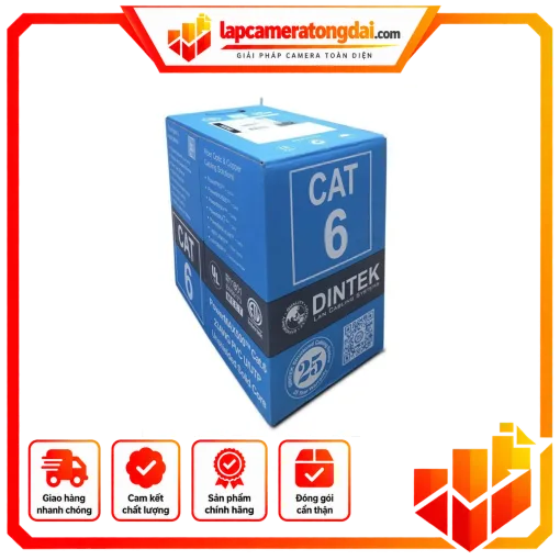 CÁP MẠNG DINTEK CAT.6 UTP 305m (1101-04032) – dintek cat6